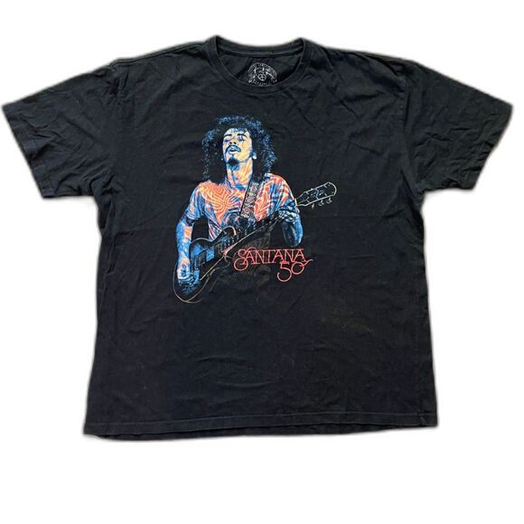 Collective Consciousness Commonality Other - Vintage Y2K Santana, Collective Consciousness Commonality, Music Rock T-Shirt 2X